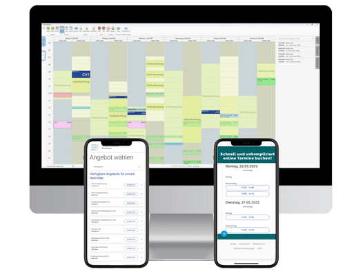 Online Terminbuchung für Therapeuten mit praxx.me