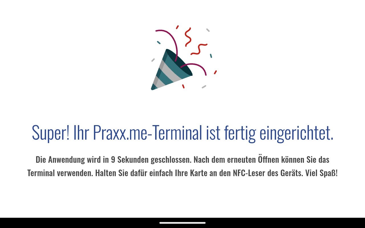09 – Check-in App – Registrierung erfolgreich