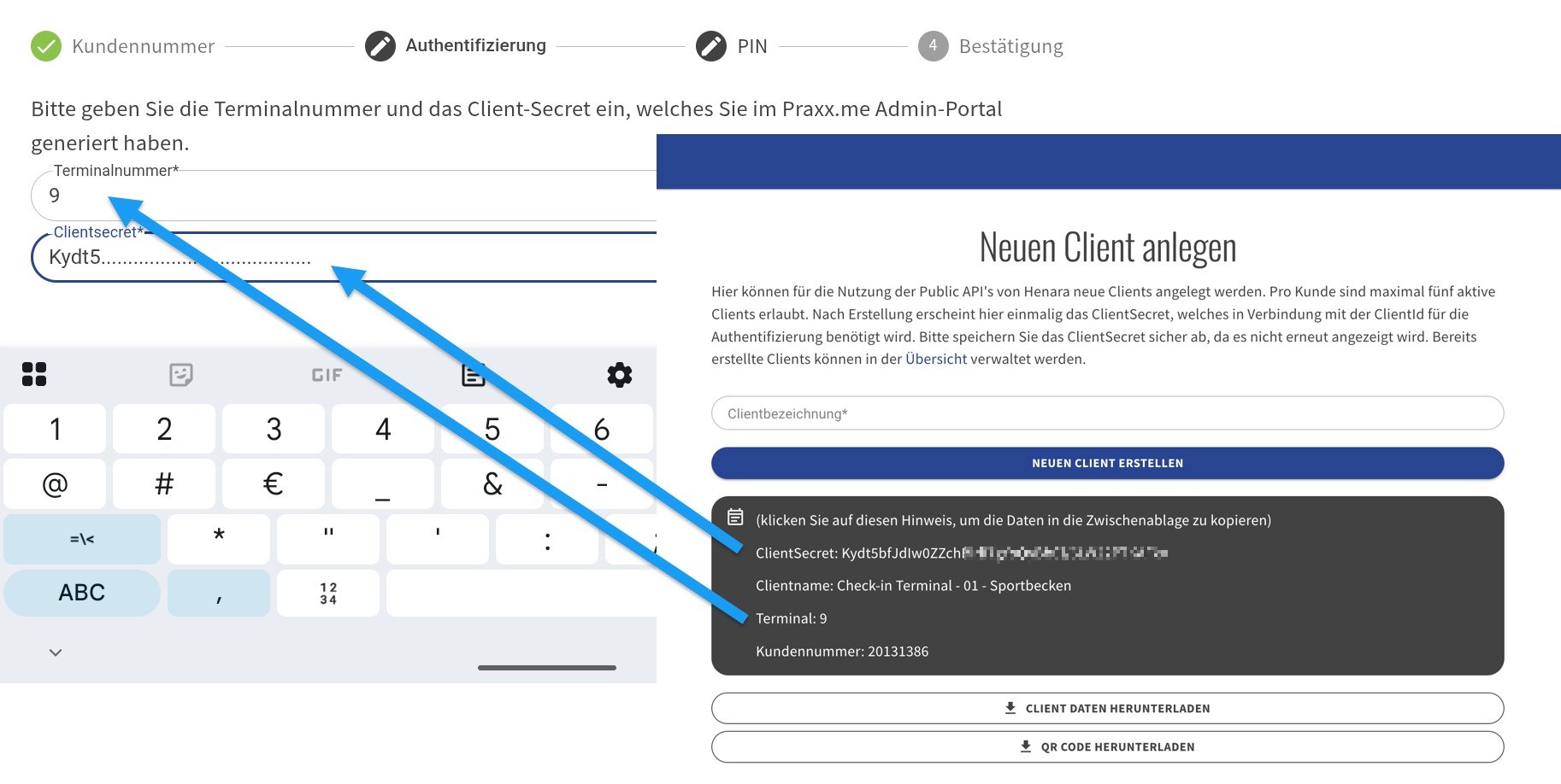 10 – Check-in App – Manuelle Eingabe