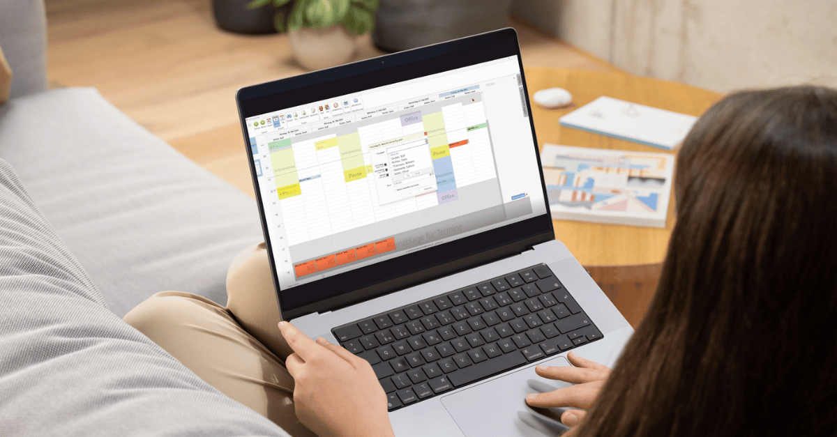 Kalender füllen Therapiepraxis für neue Mitarbeiter mit Online Terminbuchung